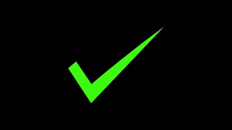 Smooth Checkmark Animation with Approval and Verification Concept Stock Footage 337013061