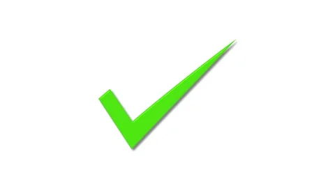 Smooth Checkmark Animation with Approval and Verification Concept Stock Footage 337016456