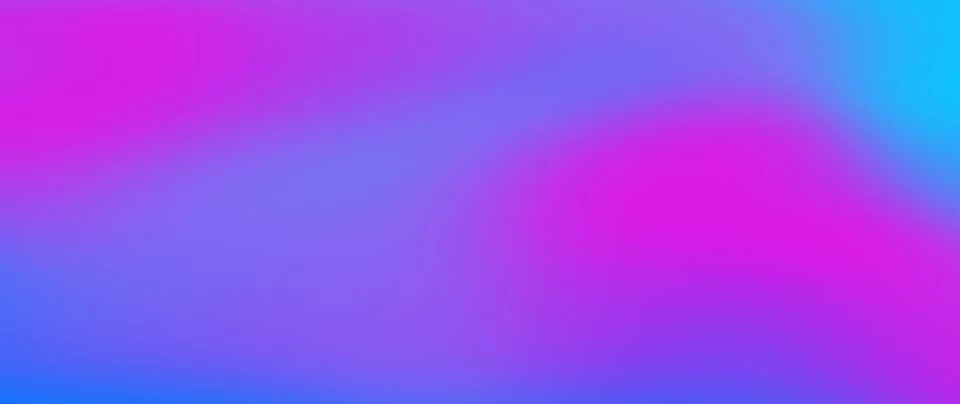 Smooth color blend reflection on a liquid background in magenta, cyan, blue.. Stock Illustration