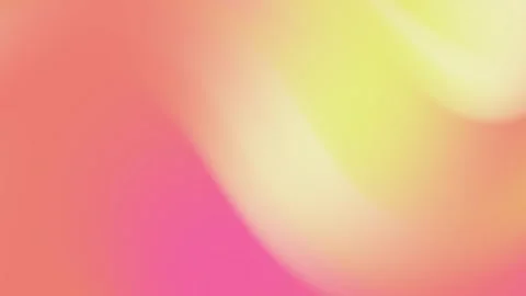 A smooth color gradient transitions from coral to pink to yellow and cream Stock-Footage 294661659
