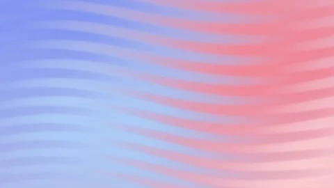 A smooth color gradient transitions from light blue to pink with wavy lines Stock Footage 294660135