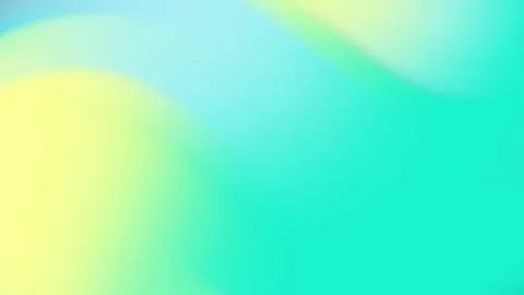 A smooth color gradient transitions from light yellow to light blue and teal Stock Footage 294660456