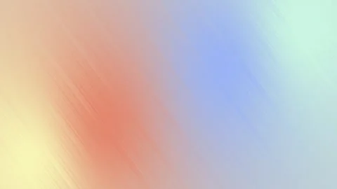 A smooth color gradient transitions from light yellow to light red and blue Stock Footage 294661687