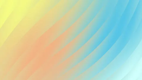 A smooth color gradient transitions from yellow to orange to light blue Stock Footage 294660134