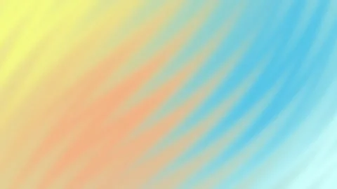 A smooth color gradient transitions from yellow through peach to light blue Stock Footage 294660136