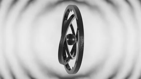 Smooth core with three spiny orbits Video stock 154513512