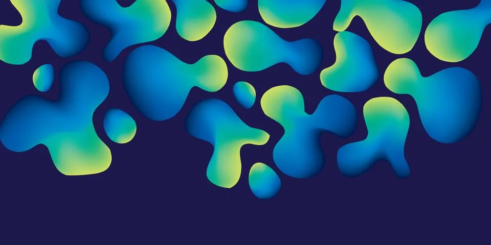 Smooth curve liquid vector pattern 스톡 일러스트