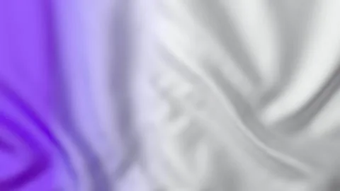 Smooth cyan silk material flowing in elegant 3D waves on white background. Stock Illustration