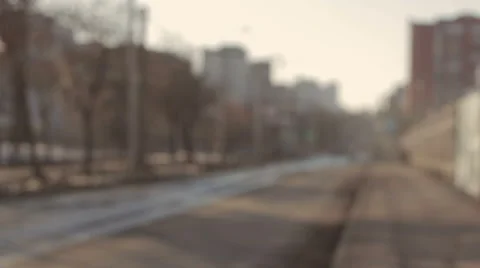 Smooth decrease Blur city Street 库存影片 50549457