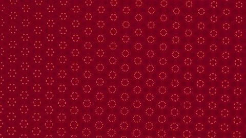 Smooth deep red animation with mandala and hexagonal geometry, rhythmic pulsing Stock Footage 328164643