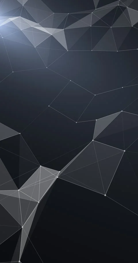 A smooth diagonal flight through a dark plexus landscape with soft top light 库存影片 345549983