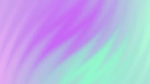 Smooth diagonal gradient from light purple to mint green with subtle wavy lines Video stock 294652810