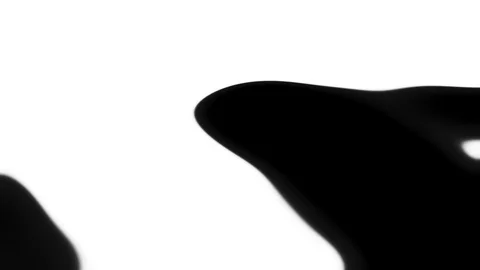 Smooth digital decoration visuals. Continually flowing silhouettes. Stock Footage 122588502