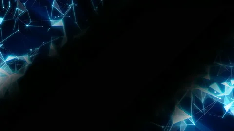 Smooth disappearance of boundaries. Rotations in space. Vertical movement Stock Footage 92886064