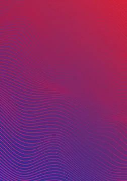 Smooth Distorted Lines Red Magenta Gradient Vertical Background Stock Illustration
