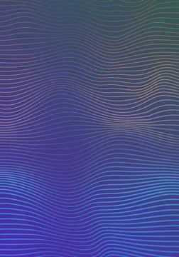Smooth Distorted Lines Violet Blue Gradient Vertical Background Stockillustratie