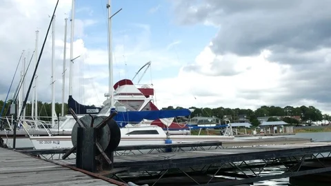 Smooth Dock view in Summer Video stock 84117069