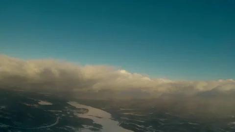 Smooth the edge of the clouds Stock Footage 93604468