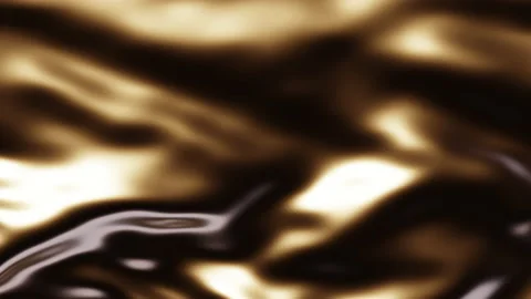 Smooth elastic shape animation. Glossy metallic background. Stock Footage 154994001