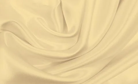 Smooth elegant golden silk or satin luxury cloth texture as wedding backgro.. Stock Photos