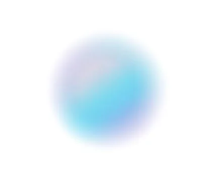 Smooth elegant sphere with subtle pink pastel gradient, translucent overlappi Fotos de archivo