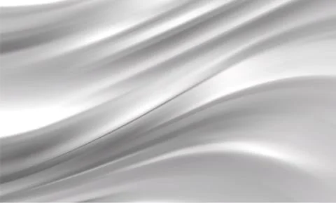 Smooth elegant white silk or satin texture can use as abstract background Stock Illustration