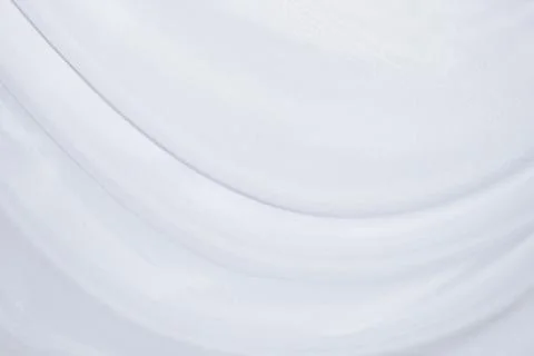 Smooth elegant white silk or satin luxury cloth texture can use as wedding .. 스톡 사진