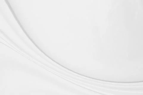 Smooth elegant white silk or satin luxury cloth texture can use as wedding .. 写真素材
