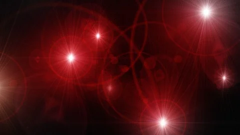 Smooth fading and hovering red abstract stars, loop, showfootage Stock Footage 88780081