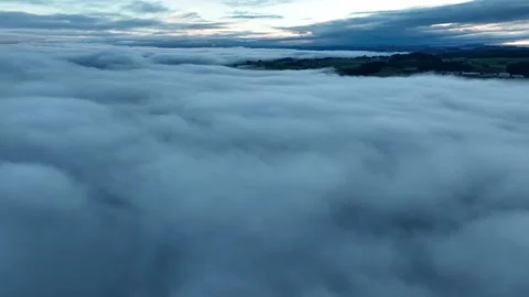 Smooth flight over clouds. Stock Footage 230725289