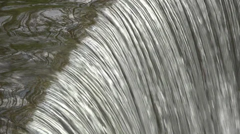 Smooth flow of water going over rocks edge 4k 스톡 동영상 55479019