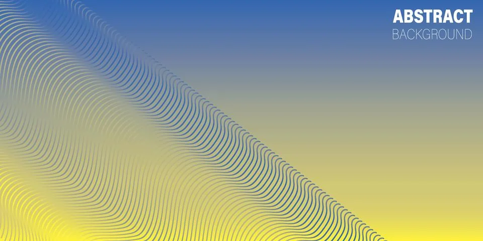 Smooth flow of wavy shape with gradient vector abstract background Illustrazione stock