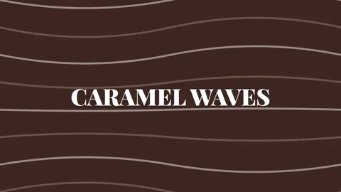 Smooth flowing caramel waves background, rich dessert texture abstract loop Stock Footage 337655884