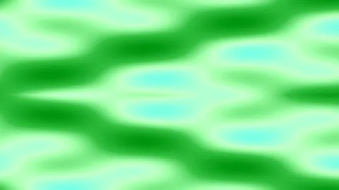 Smooth flowing emerald green abstract background wave pattern seamless loop Stock Footage 336769835