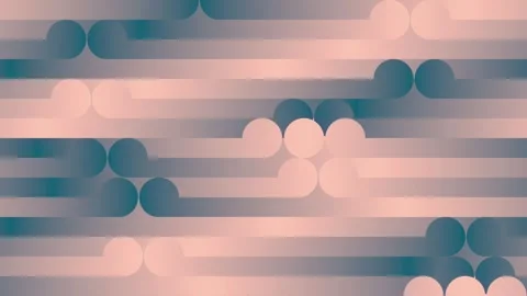 Smooth flowing geometric shapes. 3d rendering loop animation 4K Stock Footage 277203286
