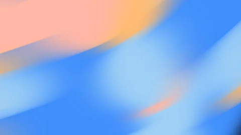 Smooth Flowing Gradient Abstract Background with Vibrant Blue and Orange Hues Stock Footage 327502054