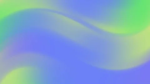 A smooth flowing gradient of blue and green colors creates a wavy pattern Stock Footage 294662014