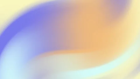 A smooth flowing gradient displays light blue lavender orange and yellow colors Stock Footage 294660486