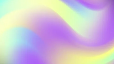 A smooth flowing gradient displays light purple lavender and yellow colors Stock Footage 294661742