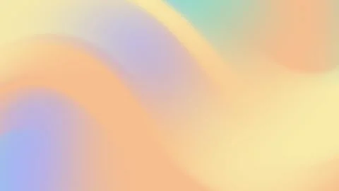 A smooth flowing gradient displays pale yellow light orange and peach colors Stock Footage 294660246