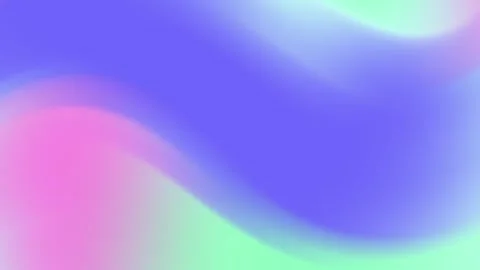 A smooth flowing gradient displays vibrant pink purple and green colors Stock Footage 294660282