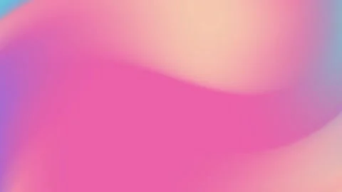 A smooth flowing gradient of pink and magenta transitions into peach and blue Stock Footage 294661858