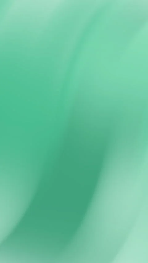 Smooth flowing mint green abstract background loop with soft waves Stock Footage 327502361