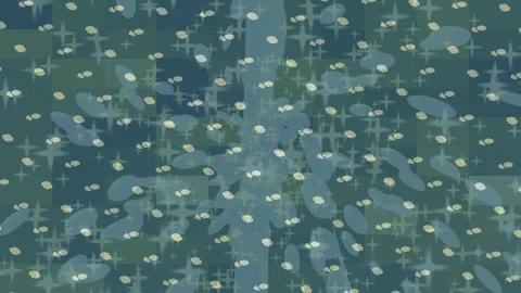 Smooth Flowing Shapes Overlay Effect Stock Footage 328677415