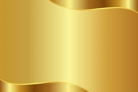 Smooth flowing waves and metallic gradient イラスト素材