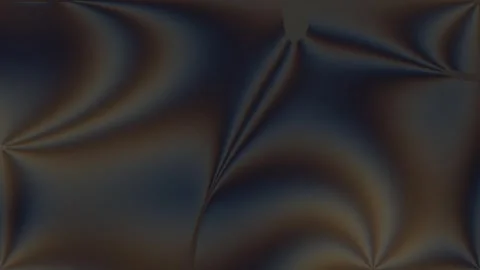 Smooth, flowing waves ripple across dark, glossy surface Video stock 345435061