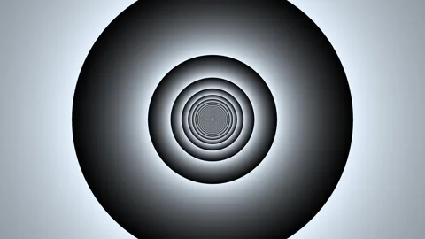 Smooth Flying Rings Tunnel Effect Stock Footage 294145415