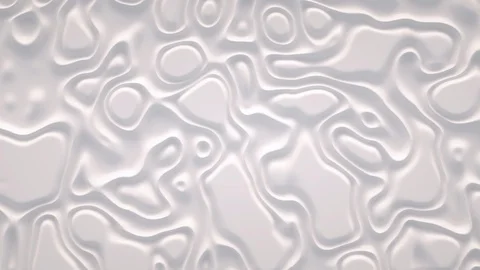 Smooth fractal noise striped elements on the surface. Bright, milky motion Stock Footage 128461445