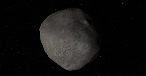 A smooth, gentle entry into orbit around Bennu.  Stock Footage 67529115