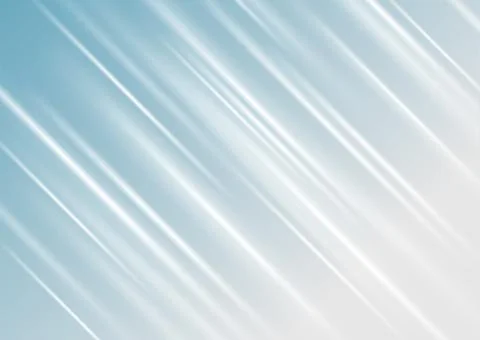 Smooth glossy blue white stripes abstract modern tech background Illustrazione stock